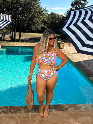 4TH CUT- AMALFI BLOOMS SWIM SET