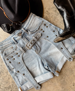 FESTIVAL NIGHTS BUCKLE SHORTS