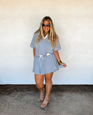 HARBOR STRIPE SKORT SET