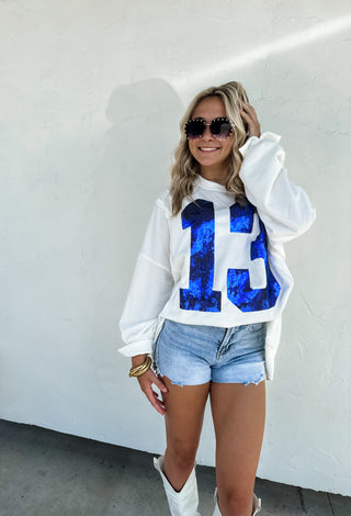 LUCKY NUMBER 13 SWEATSHIRT