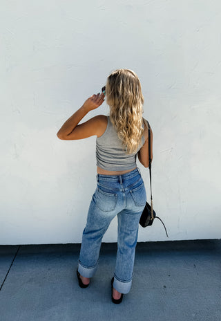 JORDAN WIDE CUFF JEANS