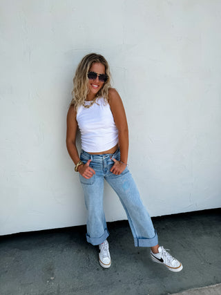 PREORDER- CLOVER FRONT POCKET JEANS