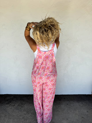 2ND CUT- CASSIDY FLORAL BOHO OVERALLS