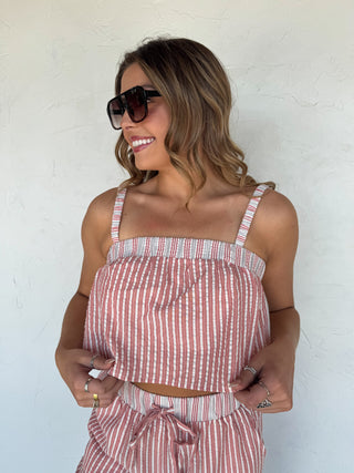 SEERSUCKER PANT SET