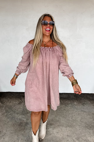 SUZIE WASHED POCKET DRESS