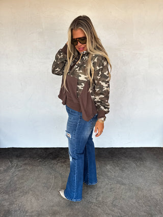 PREORDER- THE HUNTER HALF ZIP HOODIE PULLOVER