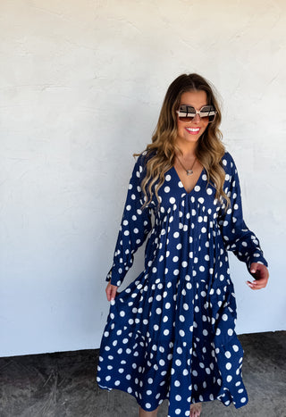 KORA POLKA DOT DRESS