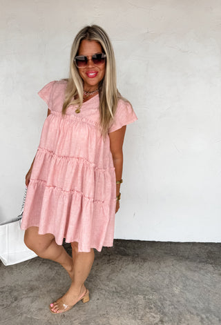 DAY DREAMING RUFFLE DRESS