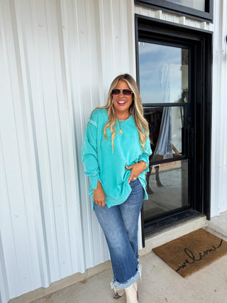 CANDY COLORS CLASSIC CREW PULLOVER