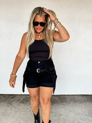 FESTIVAL NIGHTS BUCKLE SHORTS