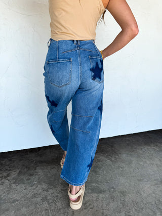 BORN TO SHINE BARREL JEAN