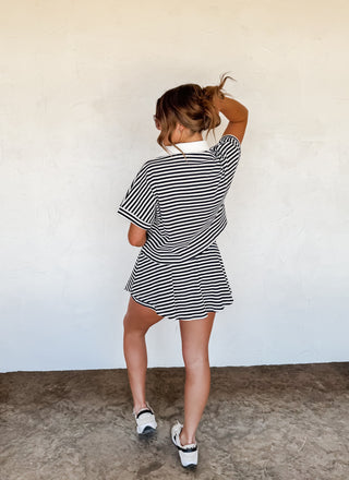 HARBOR STRIPE SKORT SET