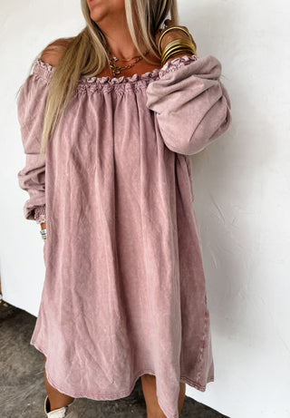 SUZIE WASHED POCKET DRESS