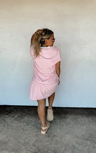 COASTAL STRIPES SKORT SET