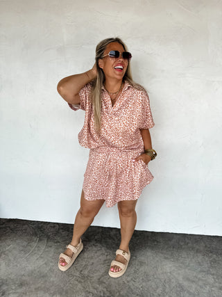 HOT TO SPOT CHEETAH SKORT SET