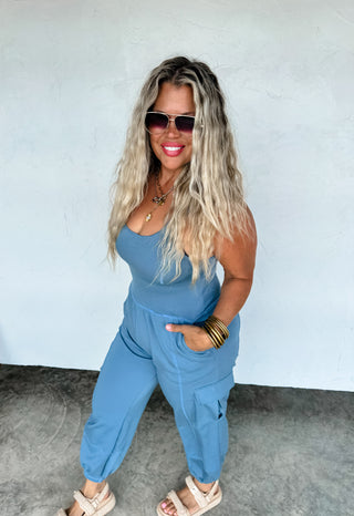 ALL SET TANK ROMPER
