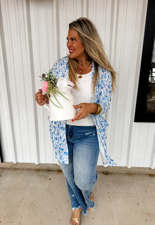 SPRING PRINT LOLA CARDIGAN