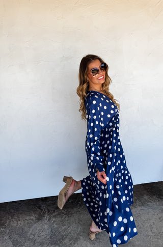 KORA POLKA DOT DRESS