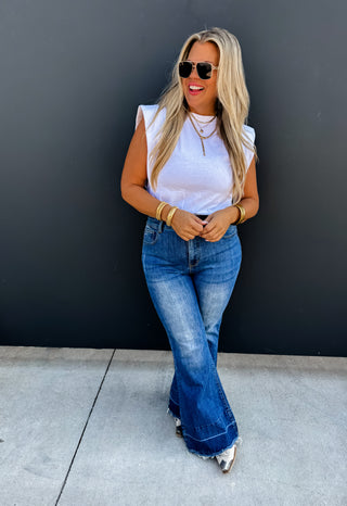 STEVIE CAP SLEEVE TOP