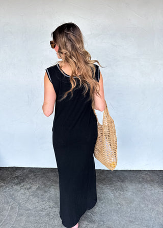 RELAXED SUMMER SPLIT HEM DRESS