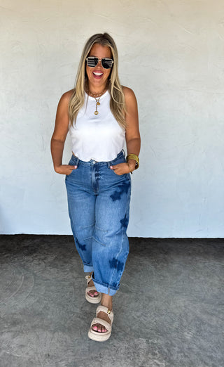 BORN TO SHINE BARREL JEAN
