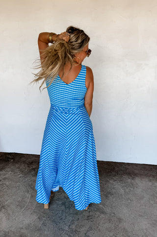 LUCIANA STRIPE DRESS