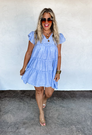 DAY DREAMING RUFFLE DRESS