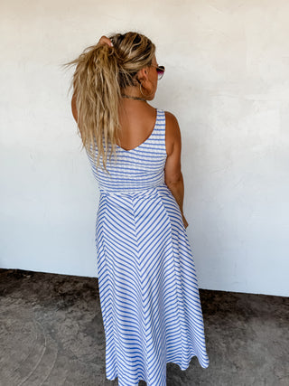 LUCIANA STRIPE DRESS