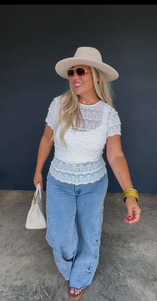 ROSALIE LACE TOP