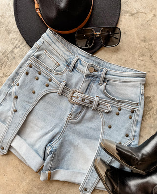 FESTIVAL NIGHTS BUCKLE SHORTS