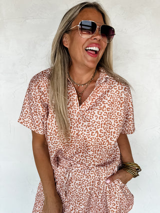 HOT TO SPOT CHEETAH SKORT SET