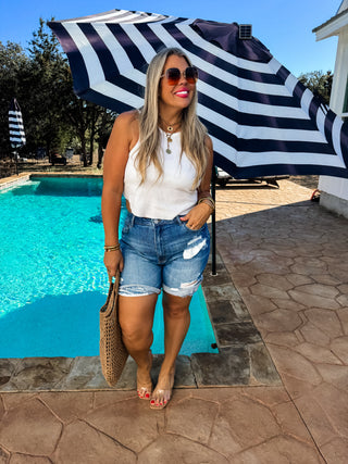 2ND CUT- GEORGIA DISTRESSED SHORTS