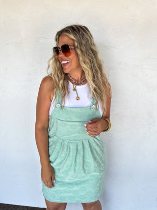 SUNSHINE & DAISIES OVERALL DRESS