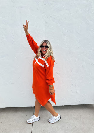 VARSITY LOUNGE DRESS