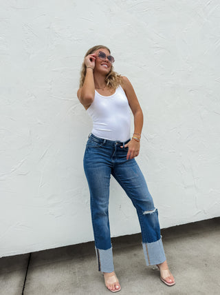 BROOKS WIDE CUFF JEANS