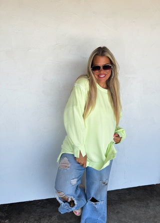 CANDY COLORS CLASSIC CREW PULLOVER