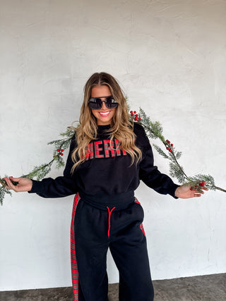 PREORDER- MERRY PLAID PANT SET