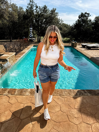 DRIFT AWAY DENIM SHORTS