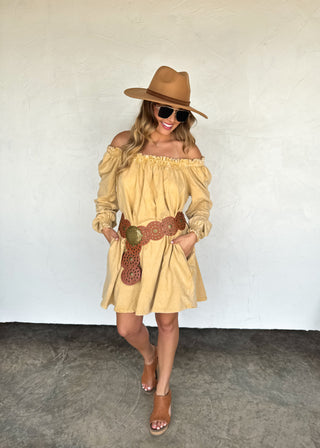 SUZIE WASHED POCKET DRESS