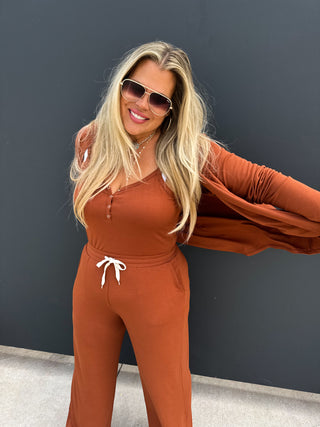 SOFT LANDING ROMPER & CARDIGAN SET