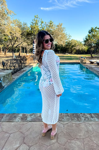SUNSET STROLL KNIT COVERUP