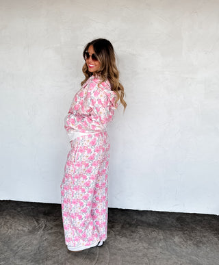 FLORAL & CHEETAH DRIFT AWAY JOGGERS
