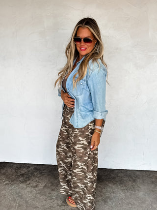 PREORDER- DOLLY DENIM TOP