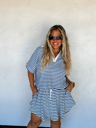 HARBOR STRIPE SKORT SET