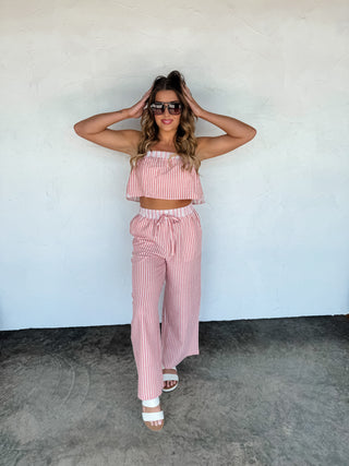 SEERSUCKER PANT SET