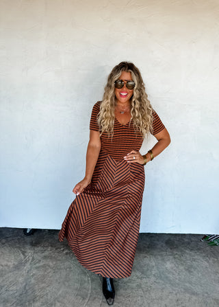 PREORDER- CALISTA STRIPE DRESS