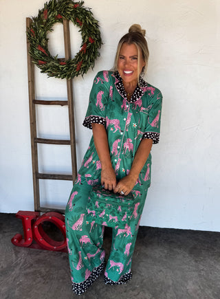 PREORDER- LEOPARD & CHEETAH STAR LUXE PJ SET