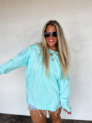 CANDY COLORS CLASSIC CREW PULLOVER