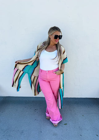 JAYDE PINK TUMMY CONTROL JEANS