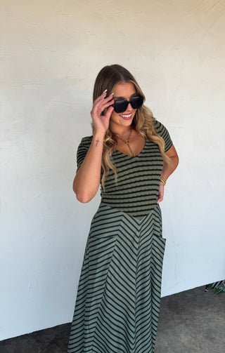 PREORDER- CALISTA STRIPE DRESS